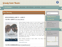 Tablet Screenshot of grundycentertheatre.org